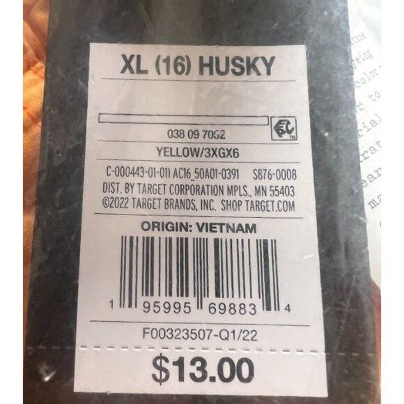 Art Class Boys' Swim Trunks Yellow Size XL 16 husky - Picture 4 of 5